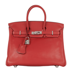 Birkin 25 In Rouge Casaque Swift, [K] (2007), DB/B/L/K/CL/R, 2*